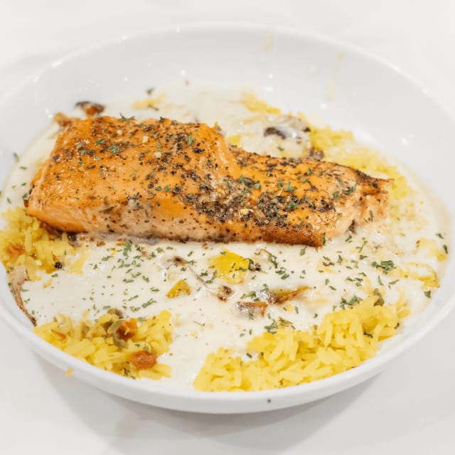 Salmon Dinner.